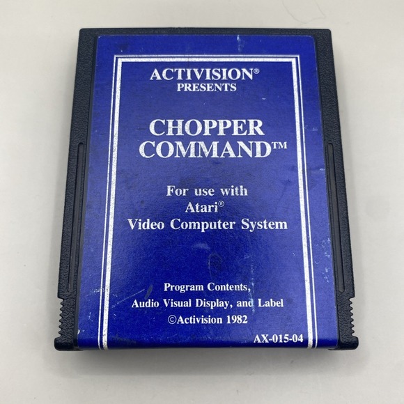 Atari‎ 2600 Chopper Command (Atari 2600, 1982) Blue Label Cartridge Only